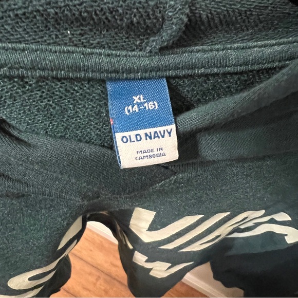 Old Navy Good Vibes Pullover Cropped Hoodie - Picture 3 of 3